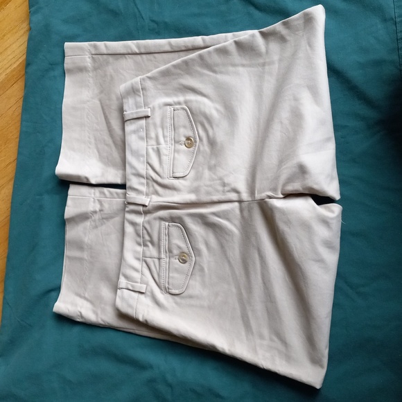 GAP Wide Leg Size4 Ankle Gapstretch Beige Women's Pants(above ankles) 97% Cotton - Picture 8 of 12